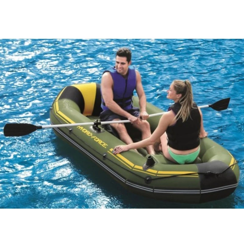 BATEAU GONFLABLE BESTWAY HYDRO FORCE + 2 RAMES + GONFLEUR 4 BATEAU GONFLABLE BESTWAY HYDRO FORCE + 2 RAMES + GONFLEUR – Image 4