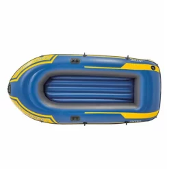 BATEAU GONFLABLE INTEX CHALLENGER 2 + 2 RAMES + GONFLEUR -Kayak Soldes bateau gonflable intex challenger 2 2 rames gonfleur 2