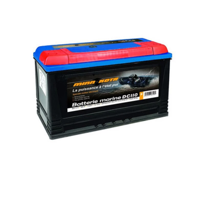 BATTERIE ETANCHE MINN KOTA DECHARGE LENTE 12V 100AH L5 1 BATTERIE ETANCHE MINN KOTA DECHARGE LENTE 12V 100AH L5