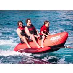 BOUEE TRACTEE BANANE ROUGE JOBE 3 PERSONNES -Kayak Soldes bouee tractee banane rouge jobe 3 personnes 5