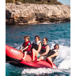 BOUEE TRACTEE BANANE ROUGE JOBE 4 PERSONNES 10 BOUEE TRACTEE BANANE ROUGE JOBE 4 PERSONNES -Kayak Soldes bouee tractee banane rouge jobe 4 personnes 3