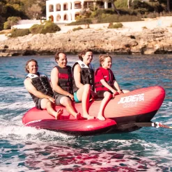 BOUEE TRACTEE BANANE ROUGE JOBE 4 PERSONNES 11 BOUEE TRACTEE BANANE ROUGE JOBE 4 PERSONNES -Kayak Soldes bouee tractee banane rouge jobe 4 personnes 4