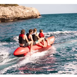 BOUEE TRACTEE BANANE ROUGE JOBE 4 PERSONNES 13 BOUEE TRACTEE BANANE ROUGE JOBE 4 PERSONNES -Kayak Soldes bouee tractee banane rouge jobe 4 personnes 6