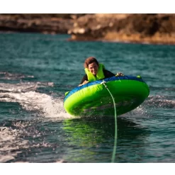 BOUEE TRACTEE BREEZE JOBE BLEU/VERT 1 PERSONNE -Kayak Soldes bouee tractee breeze jobe bleu vert 1 personne 5