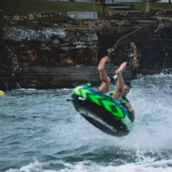 BOUEE TRACTEE HOTSEAT JOBE VERT 1 PERSONNE -Kayak Soldes bouee tractee hotseat jobe vert 1 personne 2