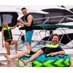 BOUEE TRACTEE HOTSEAT JOBE VERT 1 PERSONNE -Kayak Soldes bouee tractee hotseat jobe vert 1 personne 3