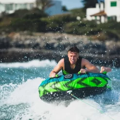 BOUEE TRACTEE HOTSEAT JOBE VERT 1 PERSONNE -Kayak Soldes bouee tractee hotseat jobe vert 1 personne 4