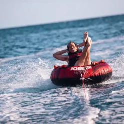 BOUEE TRACTEE JOBE CRUSHER TOWABLE ROUGE 1 PERSONNE -Kayak Soldes bouee tractee jobe crusher towable rouge 1 personne 5