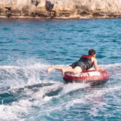 BOUEE TRACTEE JOBE CRUSHER TOWABLE ROUGE 1 PERSONNE -Kayak Soldes bouee tractee jobe crusher towable rouge 1 personne 6