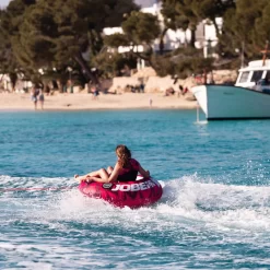 BOUEE TRACTEE JOBE RUMBLE ROSE 1 PERSONNE -Kayak Soldes bouee tractee jobe rumble rose 1 personne 2