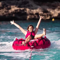 BOUEE TRACTEE JOBE RUMBLE ROSE 1 PERSONNE -Kayak Soldes bouee tractee jobe rumble rose 1 personne 5