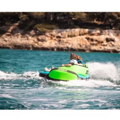 BOUEE TRACTEE JOBE VERTE SONAR 4 PERSONNES -Kayak Soldes bouee tractee jobe verte sonar 4 personnes 5