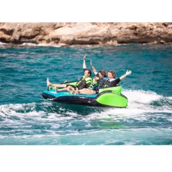 BOUEE TRACTEE JOBE VERTE SONAR 4 PERSONNES -Kayak Soldes bouee tractee jobe verte sonar 4 personnes 8