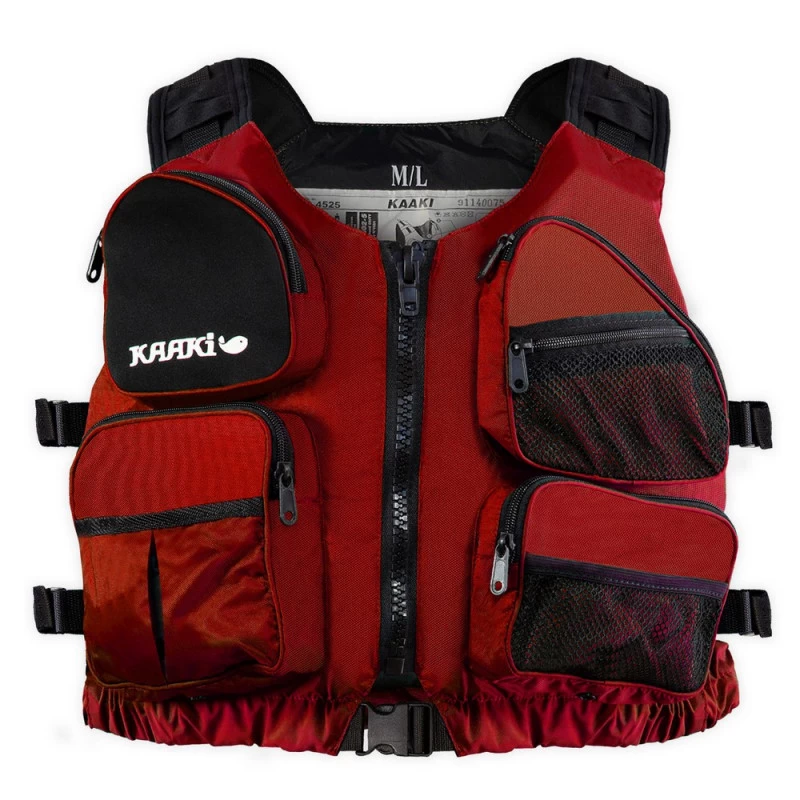 GILET AQUADESIGN PECHE KAAKI 2 GILET AQUADESIGN PECHE KAAKI – Image 2