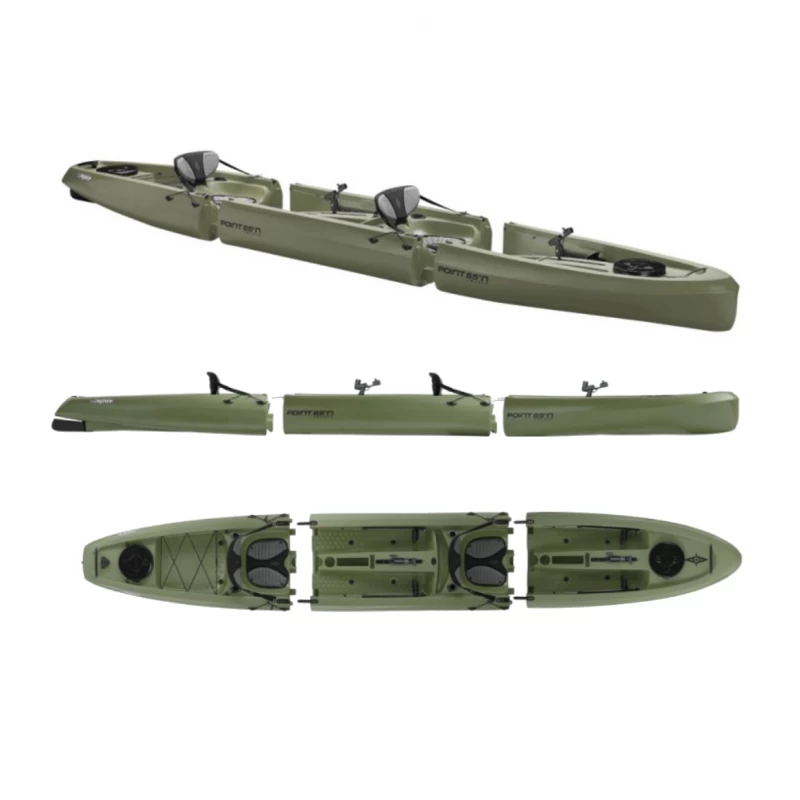 Kayak Modulable Point 65 Mojito TANDEM Angler Peche Vert 1 Kayak Modulable Point 65 Mojito TANDEM Angler Peche Vert