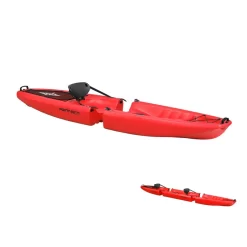 KAYAK MODULABLE SIT ON TOP POINT 65°N FALCON TANDEM ROUGE -Kayak Soldes kayak modulable sit on top point 65n falcon tandem rouge 2