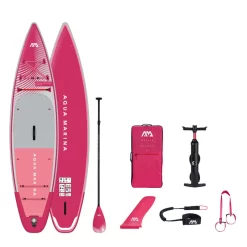 PADDLE GONFLABLE AQUA MARINA CORAL 11.6 TOURING RASPBERRY 2023