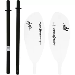 PAGAIE KAYAK AQUADESIGN ATTAK 4 PARTIES 220CM Bleu -Kayak Soldes pagaie kayak aquadesign attak 4 parties 220cm bleu 2