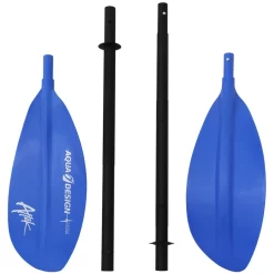 PAGAIE KAYAK AQUADESIGN ATTAK 4 PARTIES 220CM Bleu -Kayak Soldes pagaie kayak aquadesign attak 4 parties 220cm bleu 3