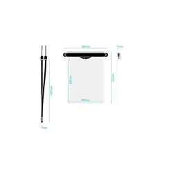 Pochette Etanche Fidlock Maxi Transparant -Kayak Soldes pochette etanche fidlock maxi transparant 2