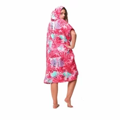 PONCHO AFTER BIG LEAVES BURNT PINK -Kayak Soldes poncho after big leaves burnt pink 2