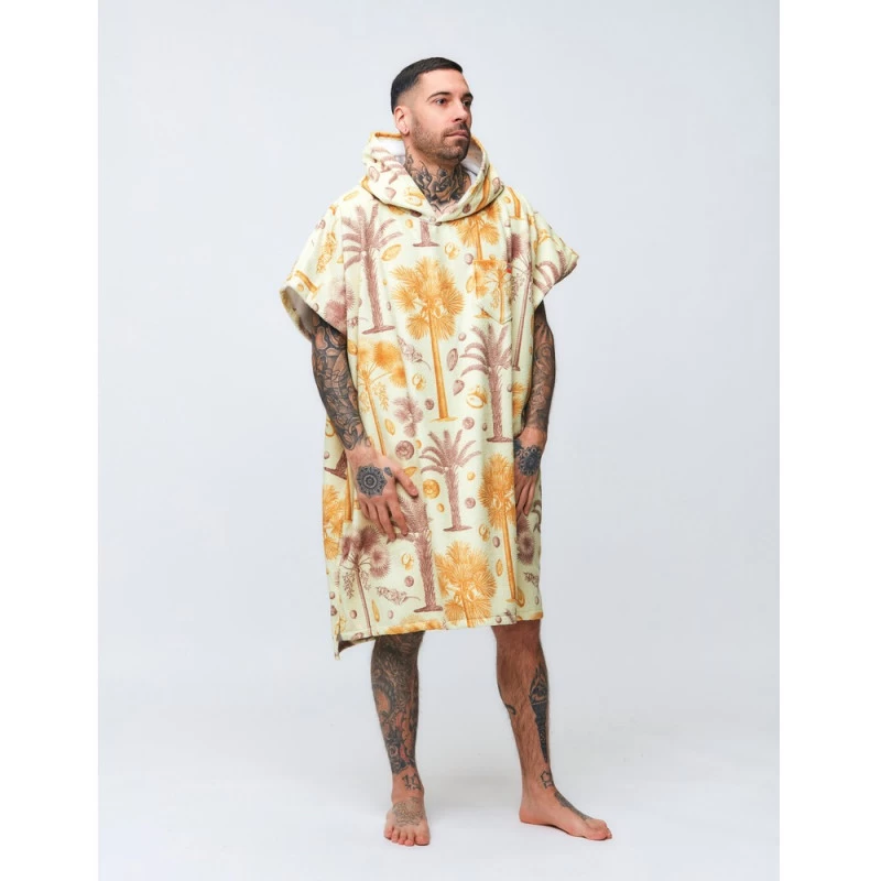 PONCHO AFTER BOTANICAL LINEN 3 PONCHO AFTER BOTANICAL LINEN – Image 3