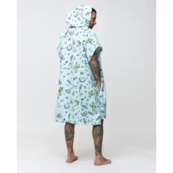 PONCHO AFTER HYPE PACIFIC WASH -Kayak Soldes poncho after hype pacific wash 3