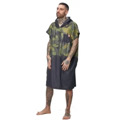 PONCHO AFTER MICROFIBER MILITARY GREEN