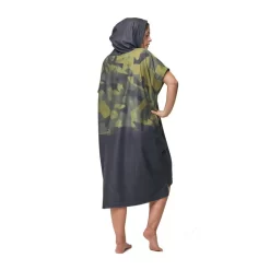 PONCHO AFTER MICROFIBER MILITARY GREEN -Kayak Soldes poncho after microfiber military green 3