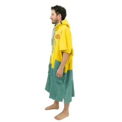 All-In PONCHO ALL IN BUMPY JAUNE/VERT -Kayak Soldes poncho all in bumpy jaune vert 2