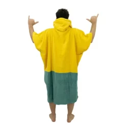 All-In PONCHO ALL IN BUMPY JAUNE/VERT -Kayak Soldes poncho all in bumpy jaune vert 3