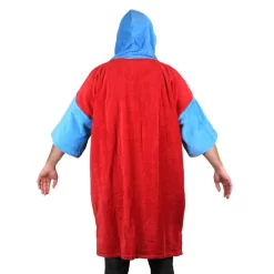 Poncho Howzit Bleu/rouge -Kayak Soldes poncho howzit bleu rouge 9