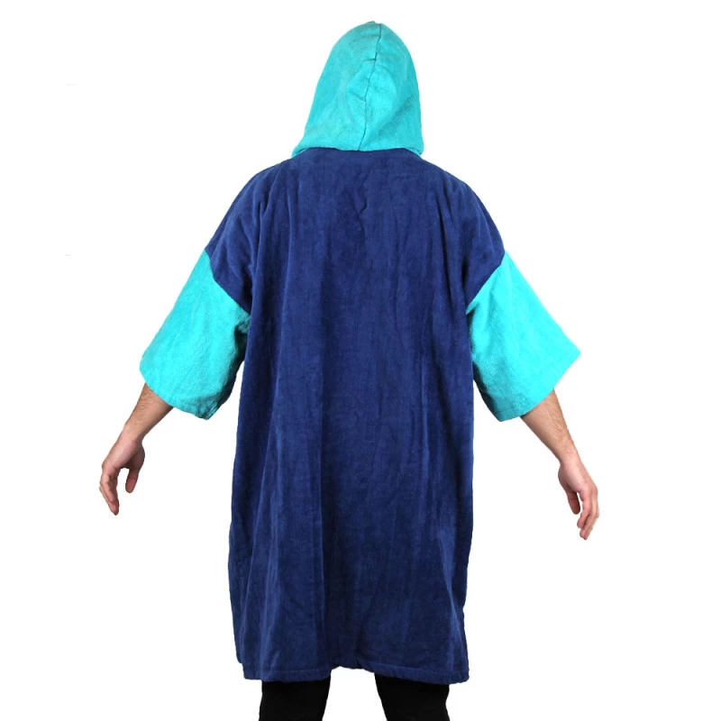 Poncho Howzit Bleu/vert TU 3 Poncho Howzit Bleu/vert TU – Image 3