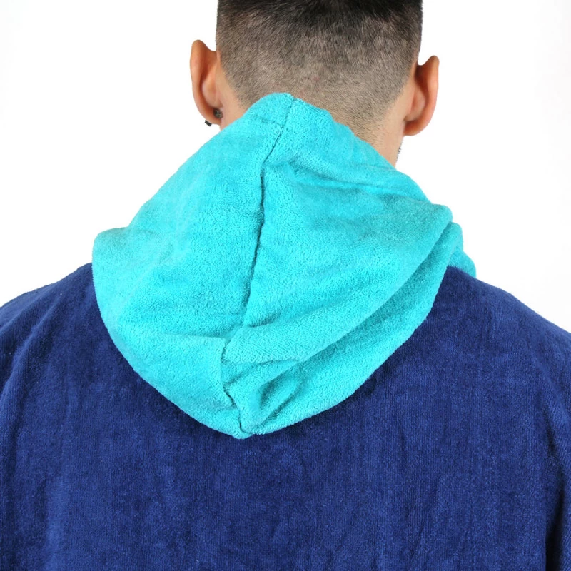 Poncho Howzit Bleu/vert TU 5 Poncho Howzit Bleu/vert TU – Image 5
