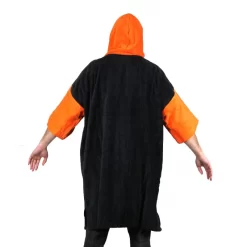 Poncho Howzit Noir/orange 13 Poncho Howzit Noir/orange -Kayak Soldes poncho howzit noir orange 3