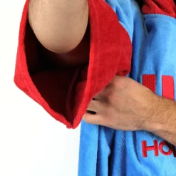 Poncho Howzit Rouge/bleu 13 Poncho Howzit Rouge/bleu -Kayak Soldes poncho howzit rouge bleu 3