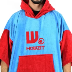 Poncho Howzit Rouge/bleu 17 Poncho Howzit Rouge/bleu -Kayak Soldes poncho howzit rouge bleu 7