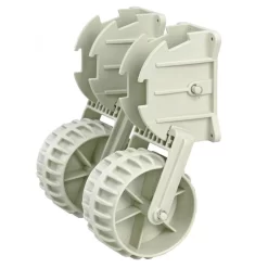 ROUES DE TRANSPORT RETRACTABLES PLASTIMO POUR ANNEXE