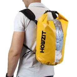 SAC ETANCHE Howzit 15L JAUNE -Kayak Soldes sac etanche ryde 15l jaune 2