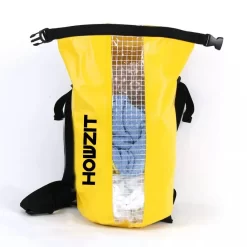 SAC ETANCHE Howzit 15L JAUNE -Kayak Soldes sac etanche ryde 15l jaune 3